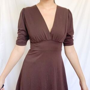 Brown dress
